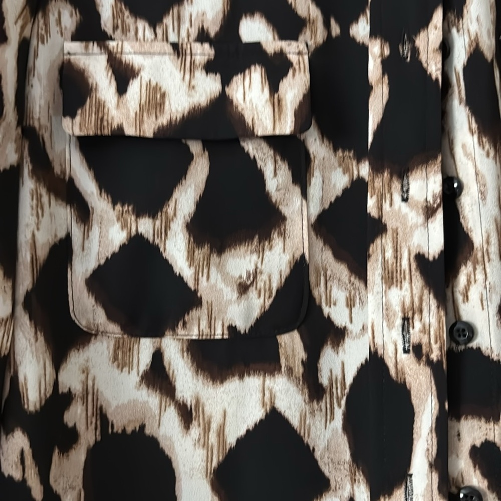 Investment Petites Olivia Blouse Shirt Ikat PS - Picture 3 of 6